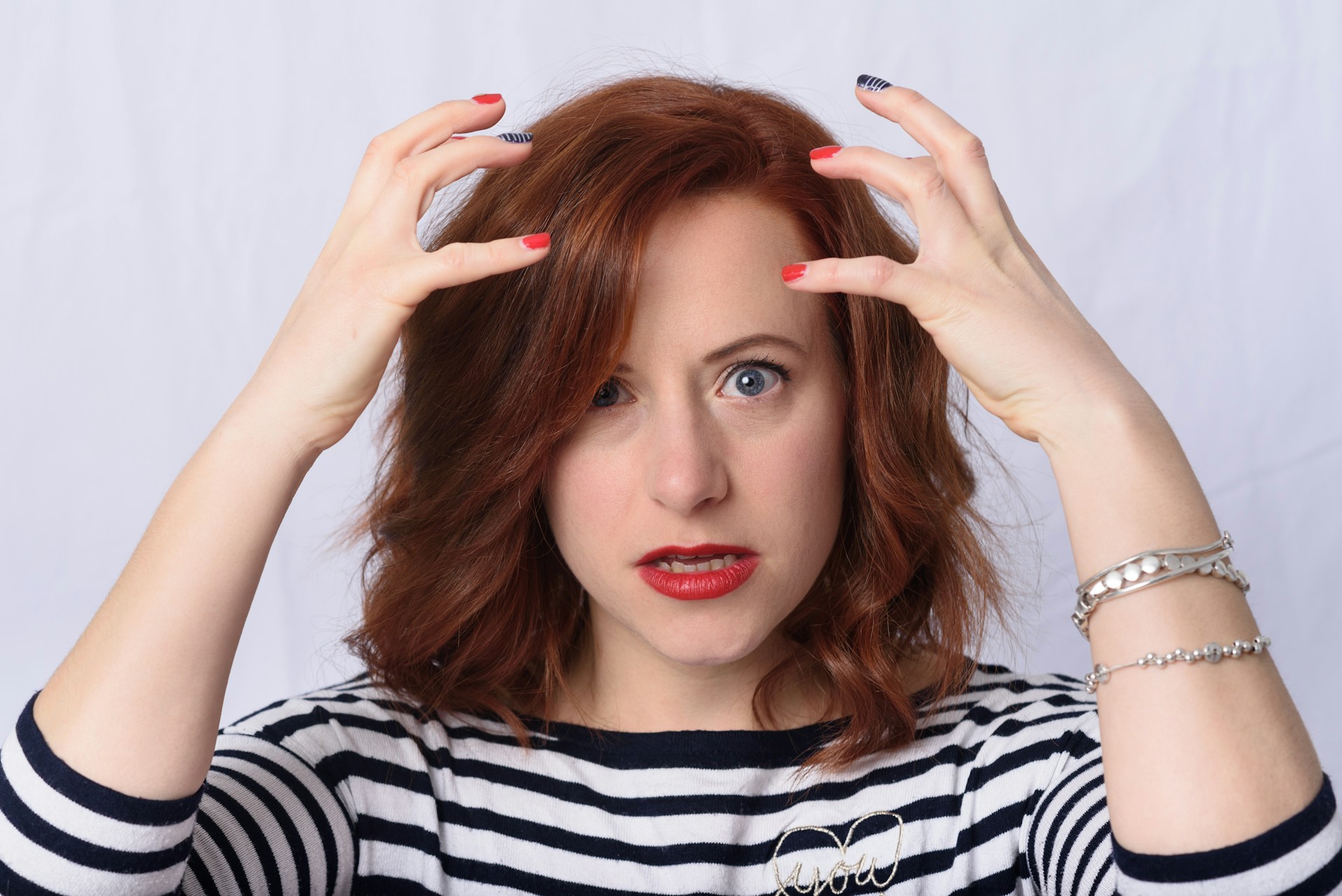 Woman who seems frustrated